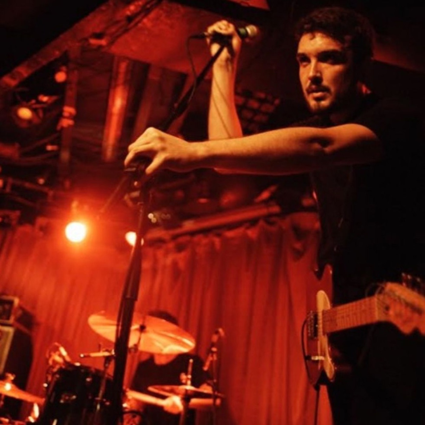 Chris Peden on stage